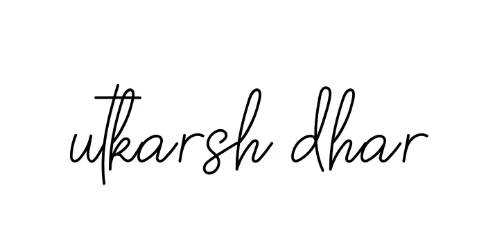 Handwritten Signature for Utkarsh-dhar - Style 145 Online