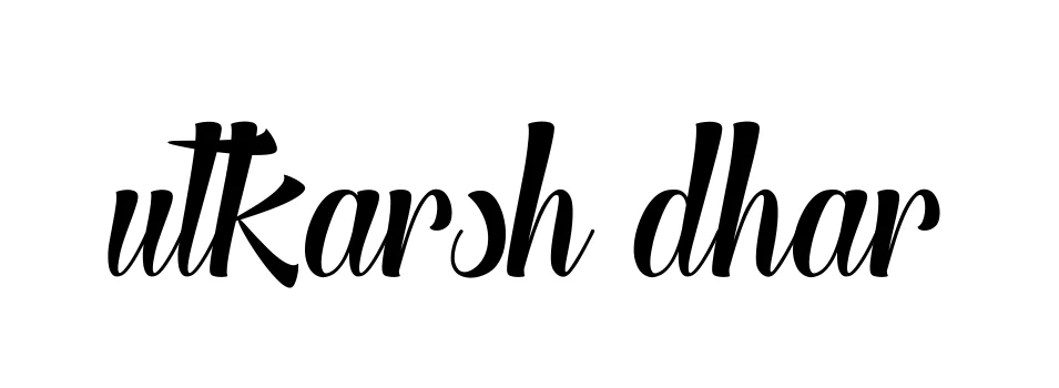 Handwritten Signature for Utkarsh-dhar - Style 148 Online