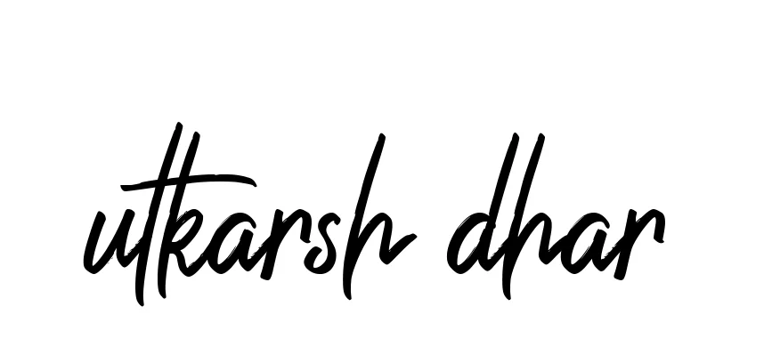 Handwritten Signature for Utkarsh-dhar - Style 149 Online