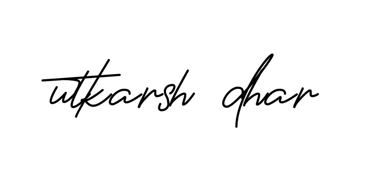Handwritten Signature for Utkarsh-dhar - Style 150 Online