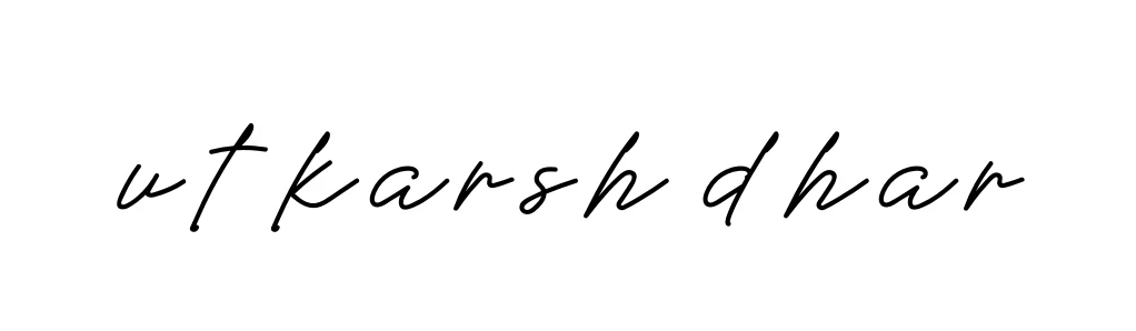 Handwritten Signature for Utkarsh-dhar - Style 152 Online