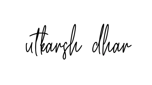 Handwritten Signature for Utkarsh-dhar - Style 154 Online