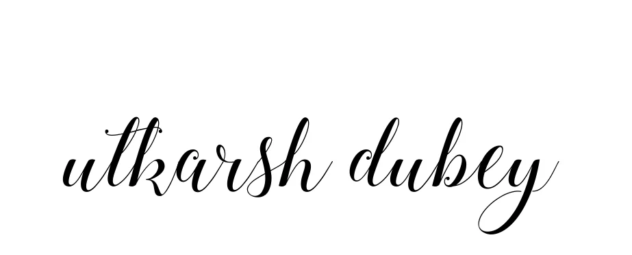 Handwritten Signature for Utkarsh-dubey - Style 144 Online