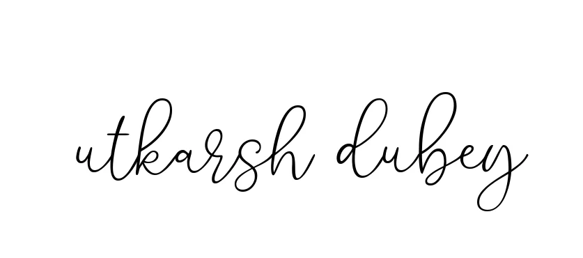 Handwritten Signature for Utkarsh-dubey - Style 147 Online