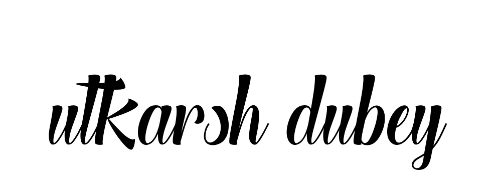 Handwritten Signature for Utkarsh-dubey - Style 148 Online