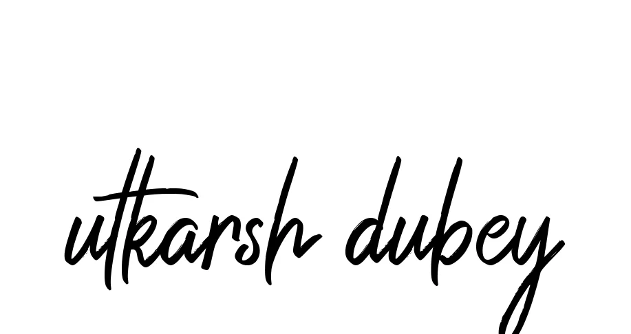 Handwritten Signature for Utkarsh-dubey - Style 149 Online