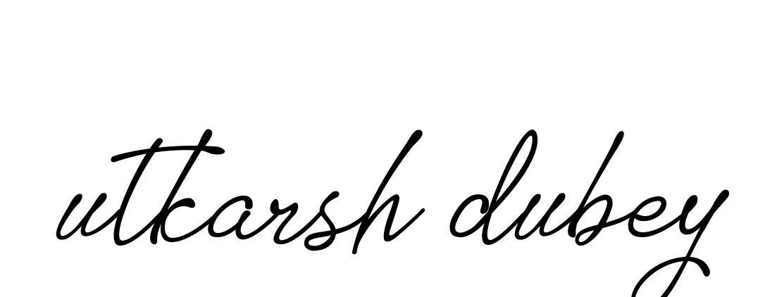 Handwritten Signature for Utkarsh-dubey - Style 151 Online