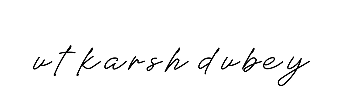 Handwritten Signature for Utkarsh-dubey - Style 152 Online