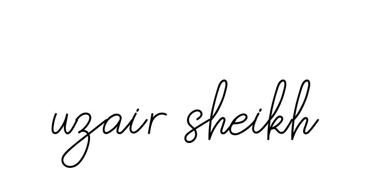 Handwritten Signature for Uzair-sheikh - Style 145 Online