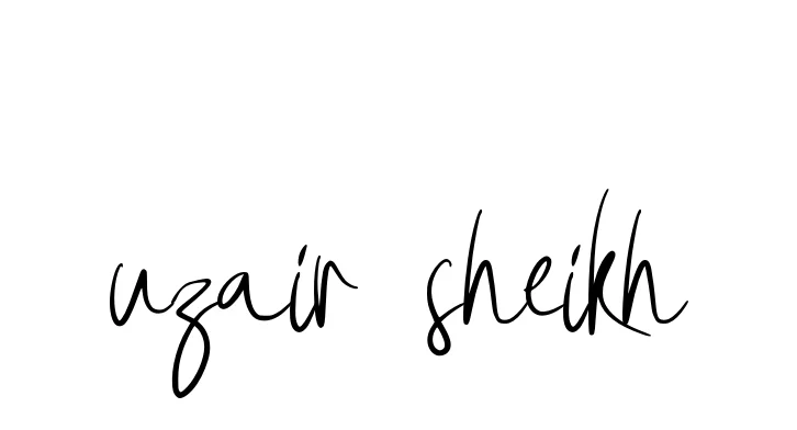 Handwritten Signature for Uzair-sheikh - Style 146 Online