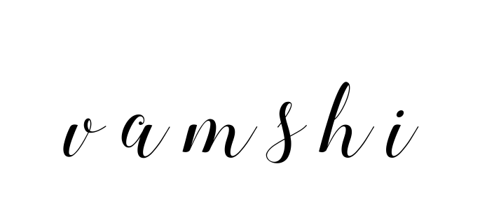 V-a-m-s-h-i signature