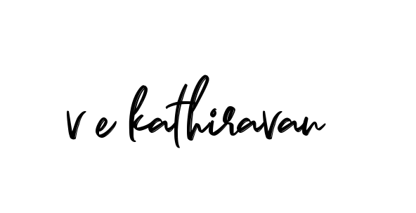 Handwritten Signature for V-e-kathiravan - Style 141 Online