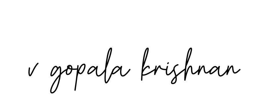 V-gopala-krishnan signature