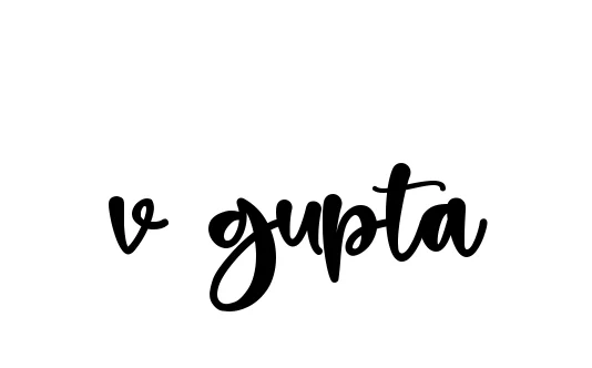 Handwritten Signature for V-gupta - Style 136 Online