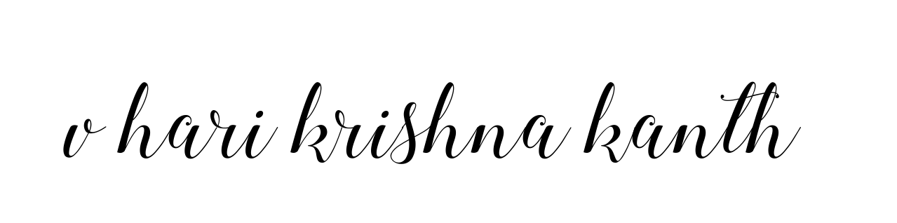 V-hari-krishna-kanth- signature