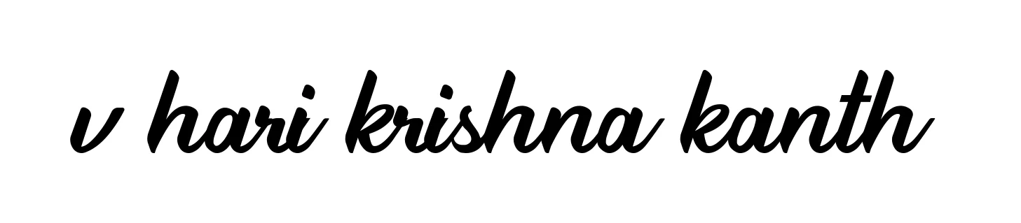 V-hari-krishna-kanth- signature