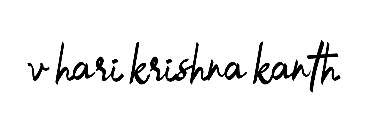 V-hari-krishna-kanth- signature