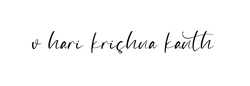 V-hari-krishna-kanth- signature