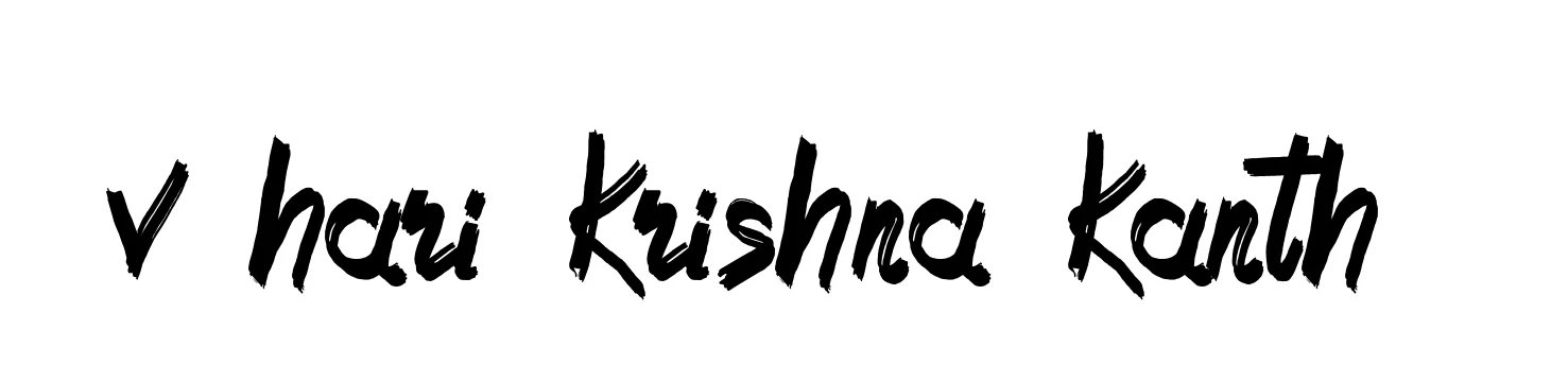 V-hari-krishna-kanth- signature