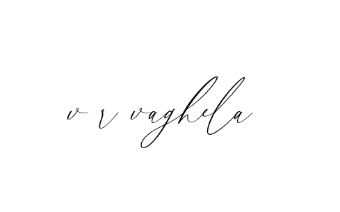Handwritten Signature for V-r-vaghela- - Style 134 Online