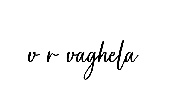 Handwritten Signature for V-r-vaghela- - Style 142 Online