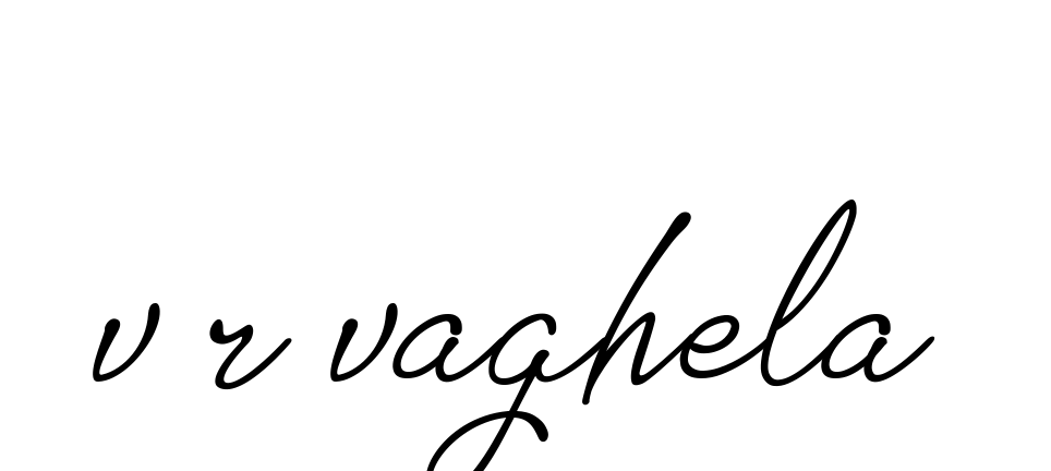 Handwritten Signature for V-r-vaghela- - Style 151 Online