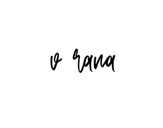 Handwritten Signature for V-rana - Style 143 Online
