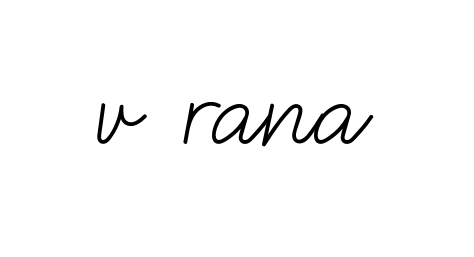 Handwritten Signature for V-rana - Style 145 Online