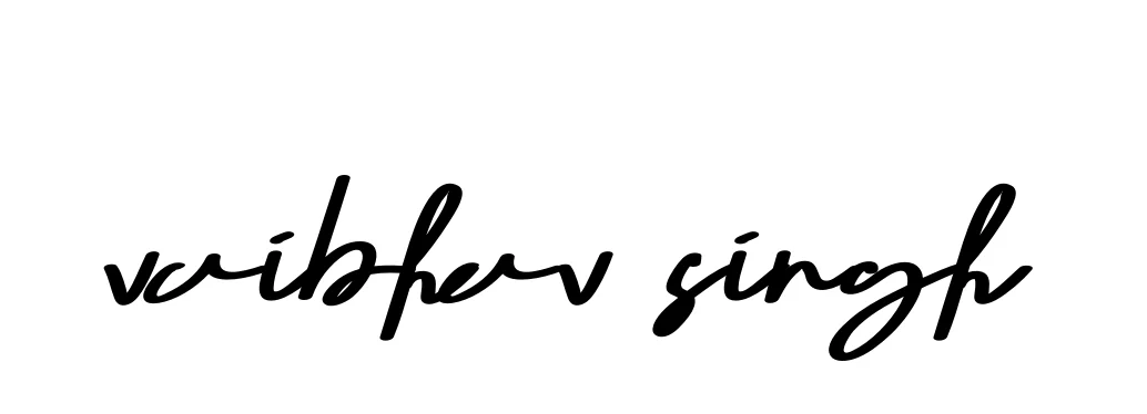 Handwritten Signature for Vaibhav-singh - Style 135 Online
