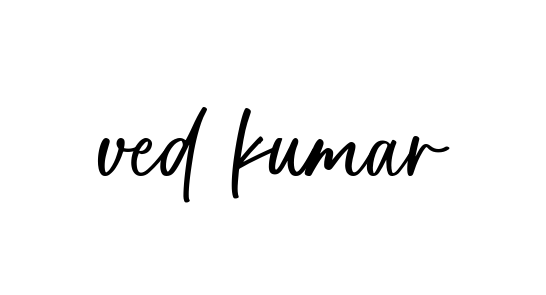 Handwritten Signature for Ved-kumar - Style 142 Online