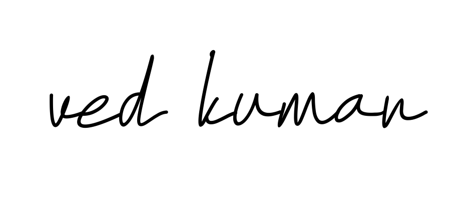 Handwritten Signature for Ved-kumar - Style 155 Online