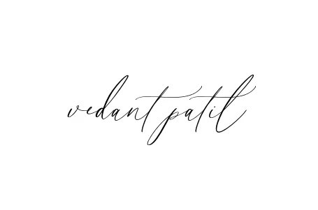 Handwritten Signature for Vedant-patil - Style 134 Online