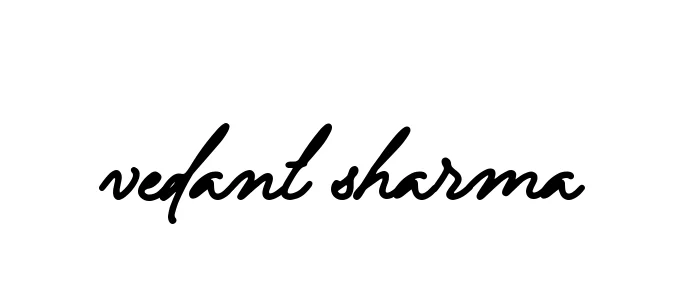 Handwritten Signature for Vedant-sharma - Style 137 Online