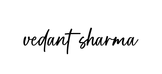 Handwritten Signature for Vedant-sharma - Style 142 Online