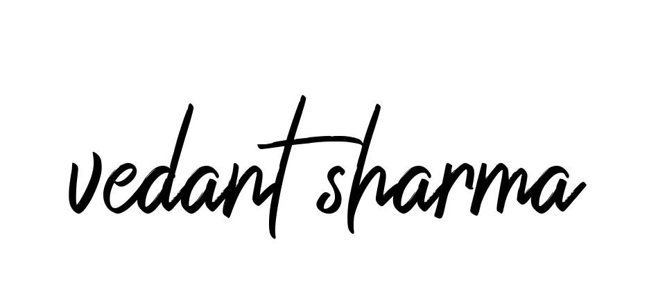 Handwritten Signature for Vedant-sharma - Style 149 Online