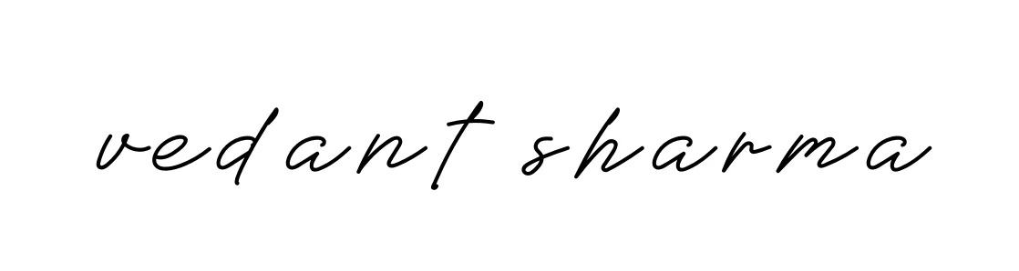 Handwritten Signature for Vedant-sharma - Style 152 Online