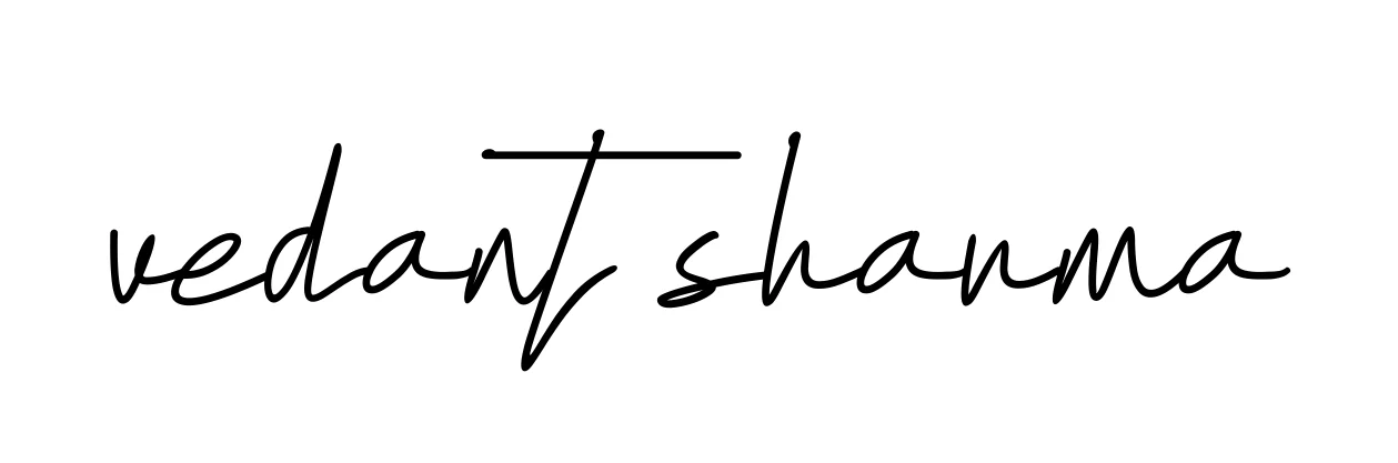 Handwritten Signature for Vedant-sharma - Style 155 Online