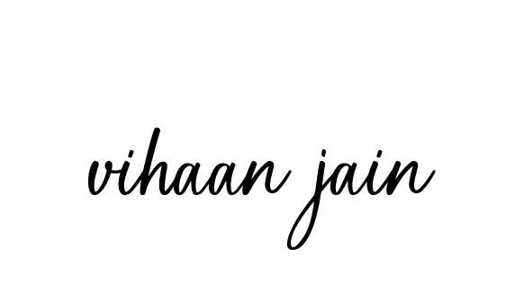 Handwritten Signature for Vihaan-jain - Style 142 Online