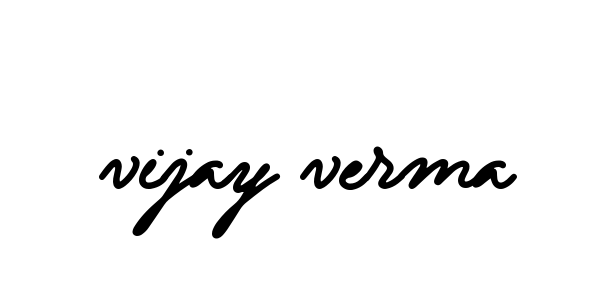 Vijay-verma signature