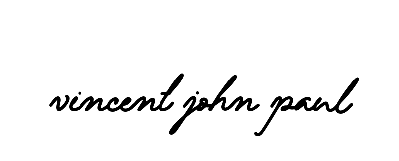 Handwritten Signature for Vincent-john-paul- - Style 137 Online