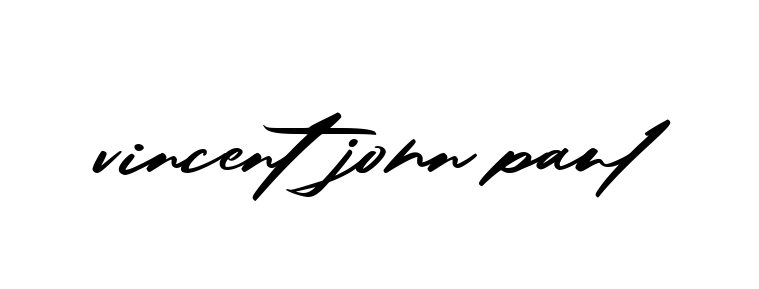 Handwritten Signature for Vincent-john-paul- - Style 140 Online