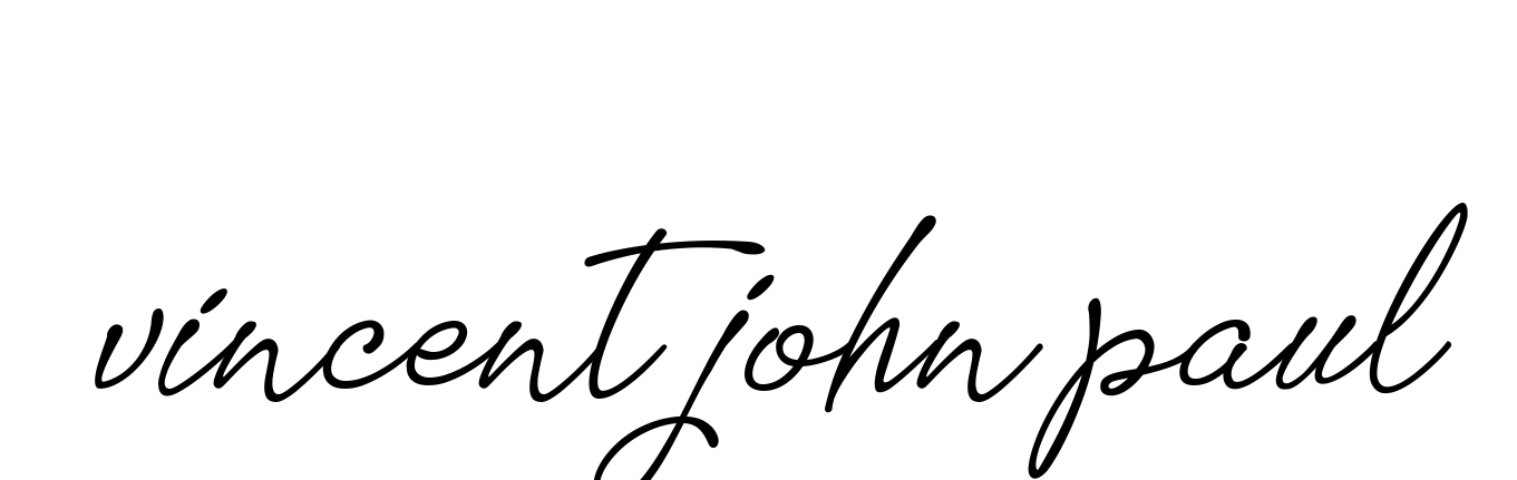 Handwritten Signature for Vincent-john-paul- - Style 151 Online