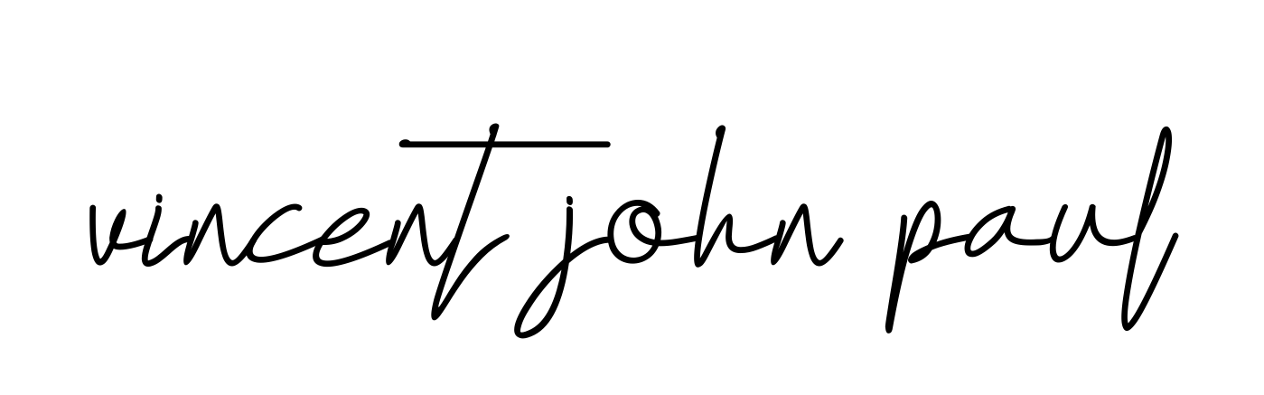 Handwritten Signature for Vincent-john-paul- - Style 155 Online