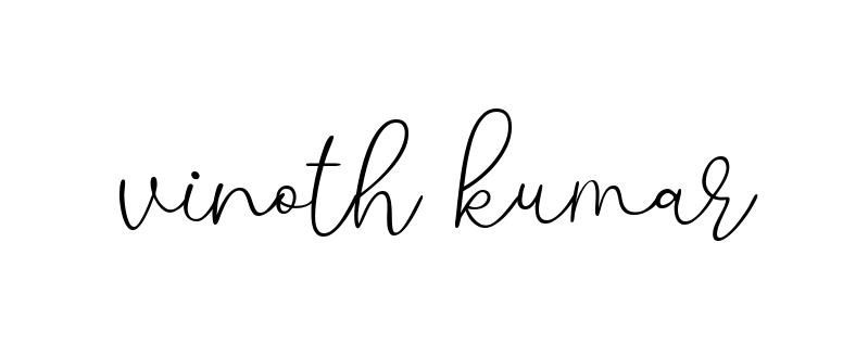 Vinoth Kumar Signature Style TerselyRegular