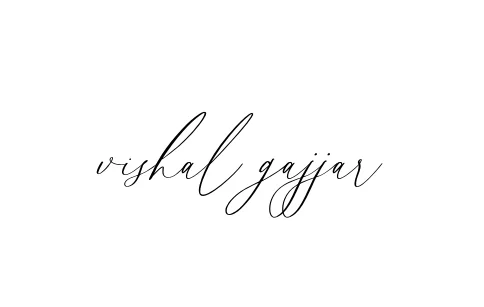 Handwritten Signature for Vishal-gajjar - Style 134 Online