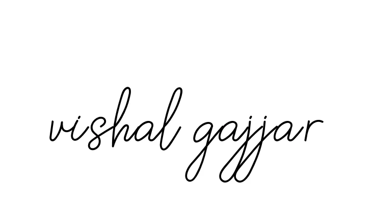 Handwritten Signature for Vishal-gajjar - Style 145 Online