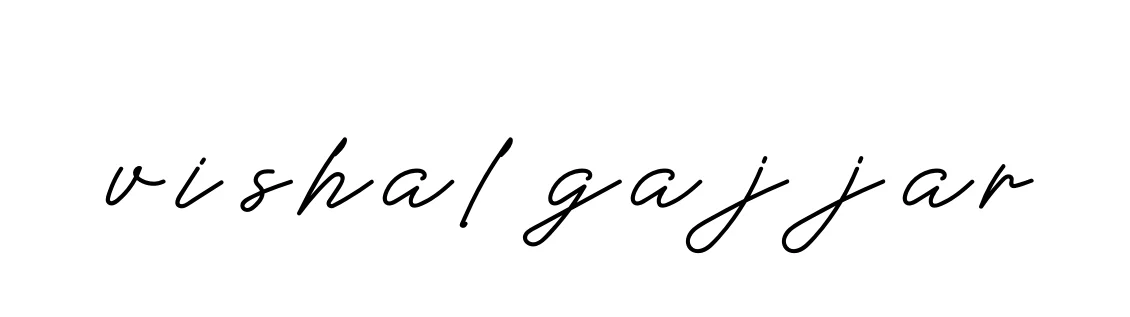 Handwritten Signature for Vishal-gajjar - Style 152 Online