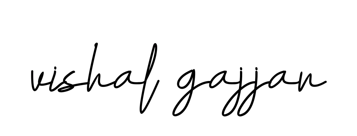Handwritten Signature for Vishal-gajjar - Style 155 Online
