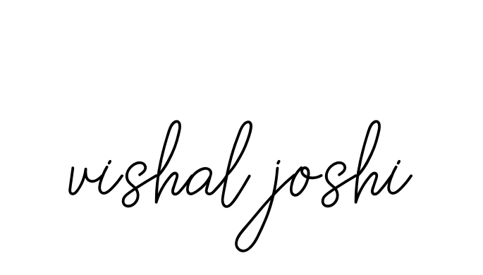 Handwritten Signature for Vishal-joshi - Style 145 Online