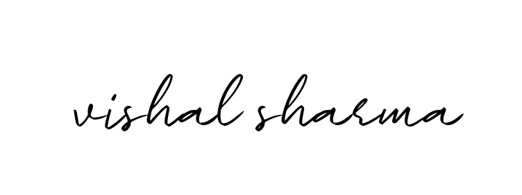 Vishal-sharma signature